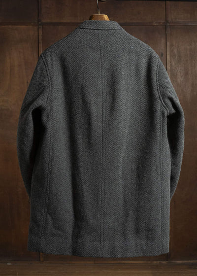 Taiga Takahashi Lot.405 Atelier Coat SUMI DYED BLACK