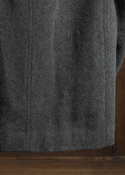 Taiga Takahashi Lot.405 Atelier Coat SUMI DYED BLACK