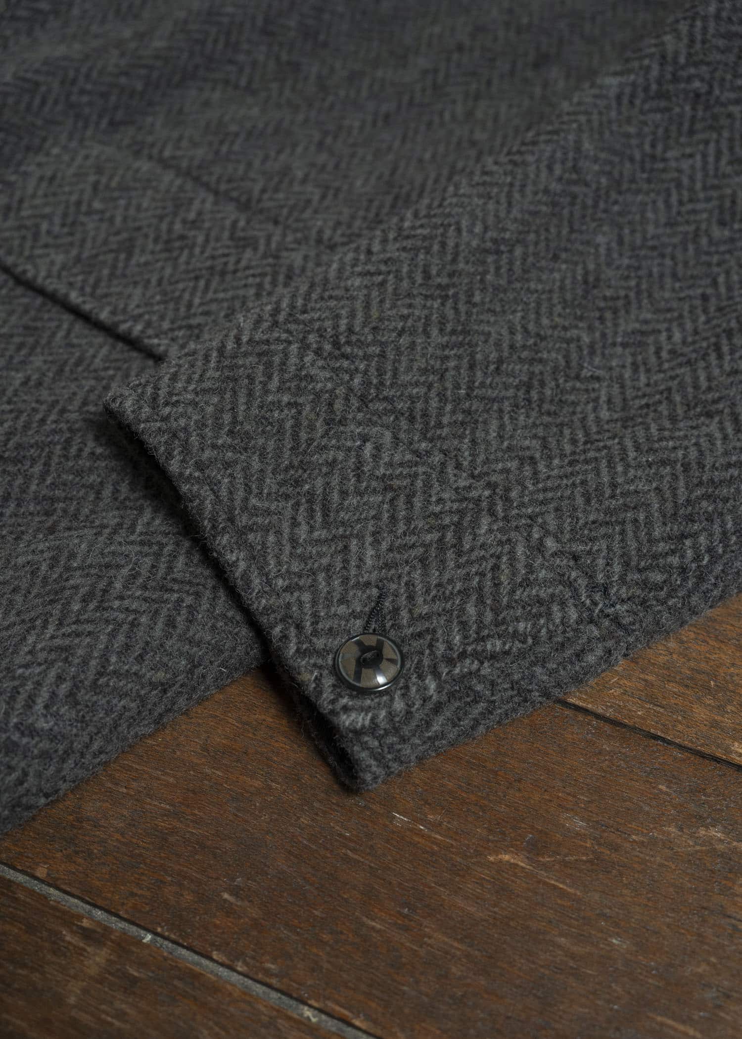 Taiga Takahashi Lot.405 Atelier Coat SUMI DYED BLACK