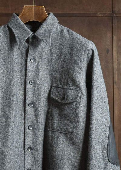 Taiga Takahashi Lot.116 Long-Point Collar Sports Shirts CHARCOAL