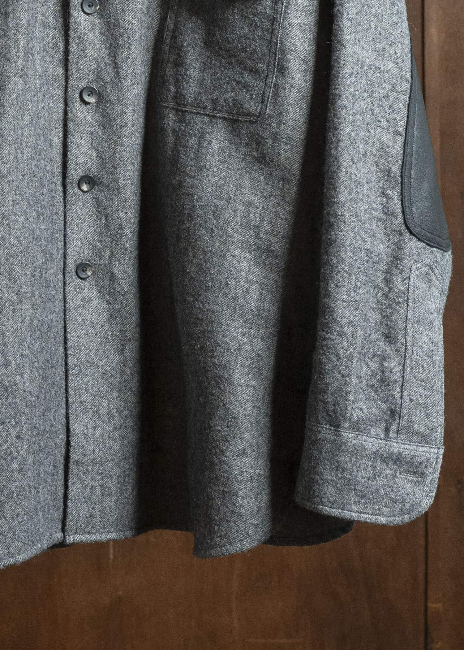 Taiga Takahashi Lot.116 Long-Point Collar Sports Shirts CHARCOAL