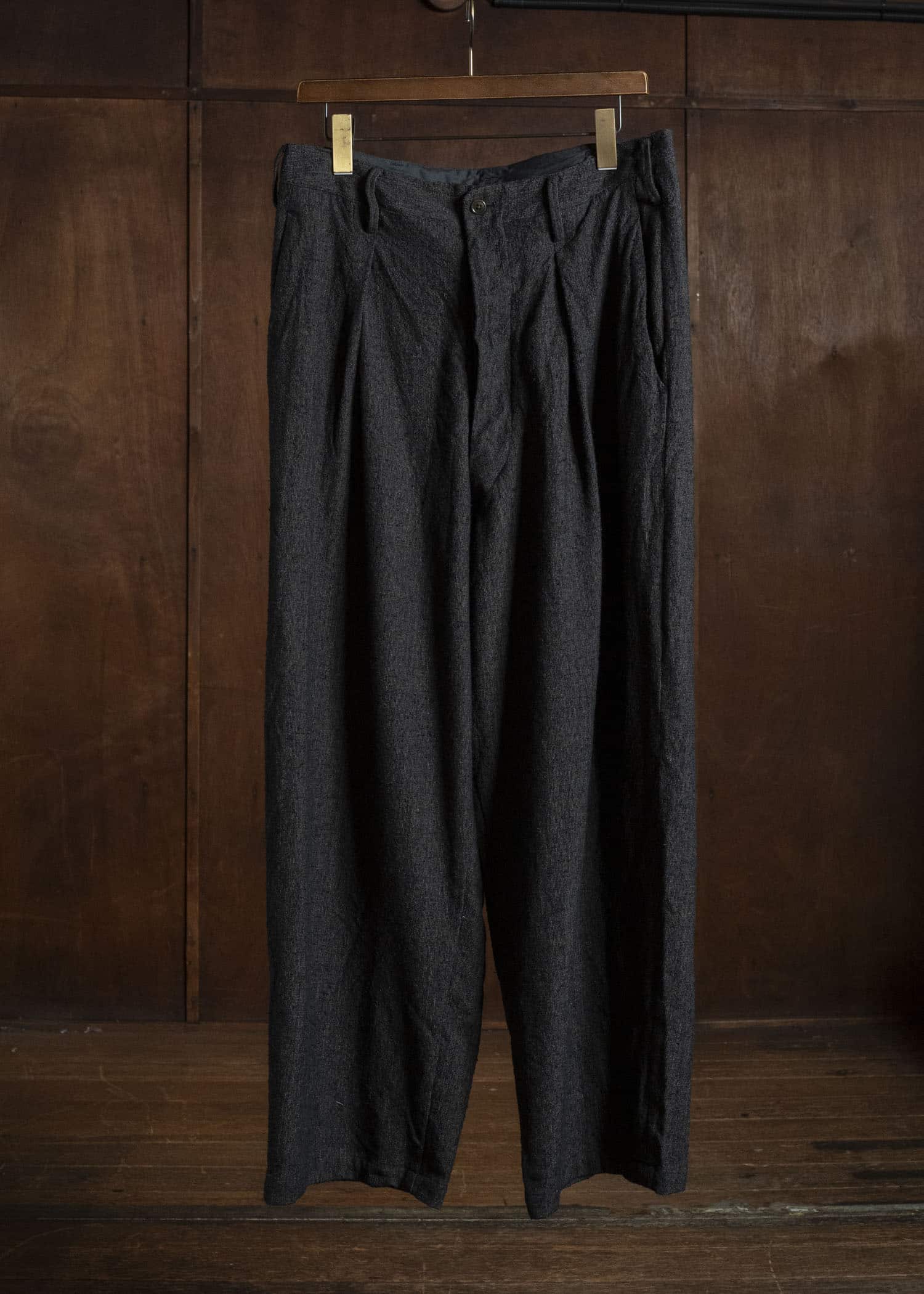 KLASICA 26F-TRS-B66 PACE -sw Wide and Tapered Silent Trousers Cacao nib