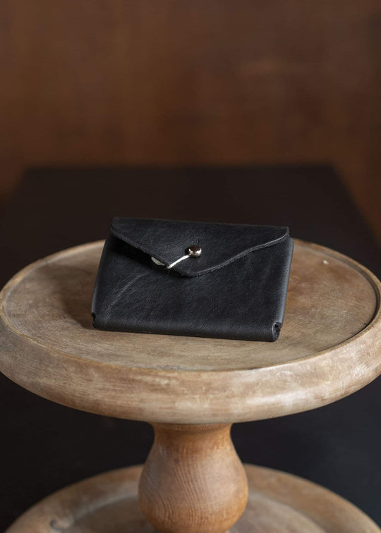 GUIDI EN01-BLKT LEATHER CARD HOLDER BLKT