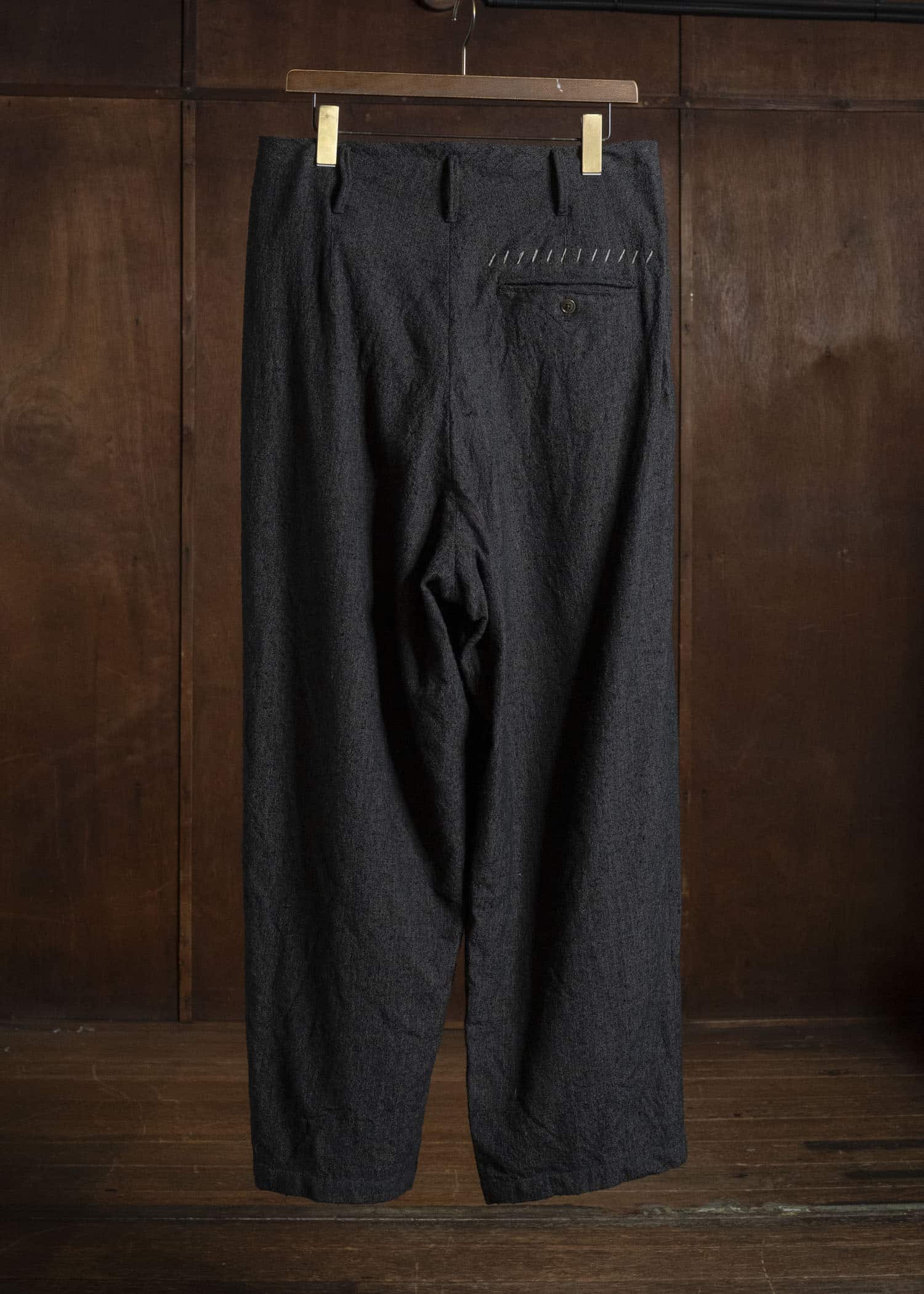 KLASICA 26F-TRS-B66 PACE -sw Wide and Tapered Silent Trousers Cacao nib