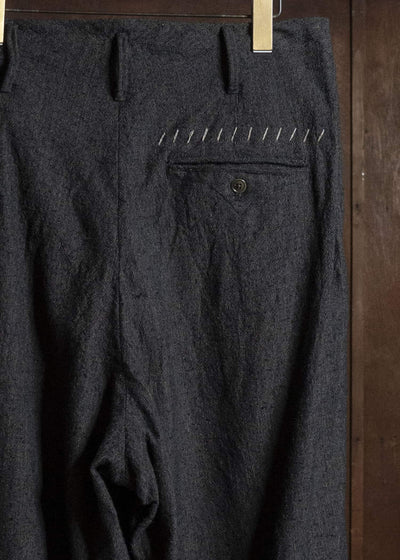 KLASICA 26F-TRS-B66 PACE -sw Wide and Tapered Silent Trousers Cacao nib