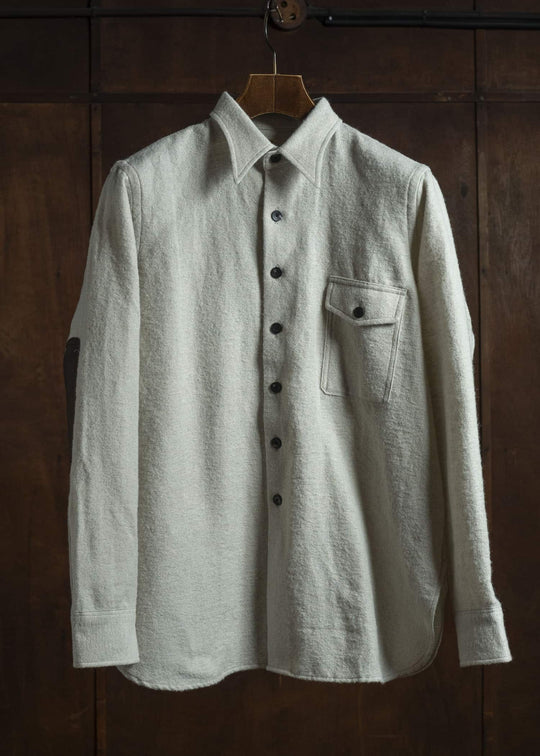 Taiga Takahashi Lot.116 Long-Point Collar Sports Shirts IVORY