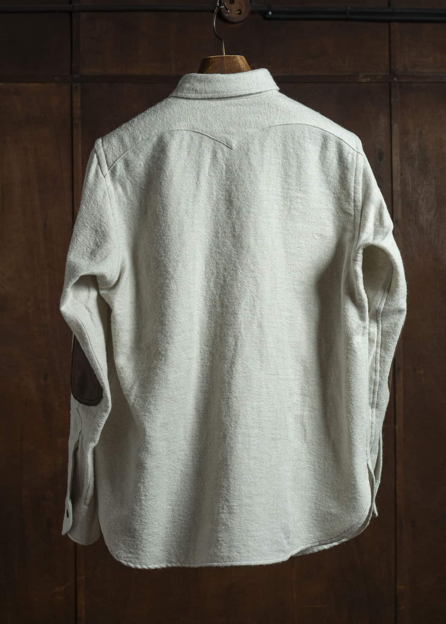 Taiga Takahashi Lot.116 Long-Point Collar Sports Shirts IVORY