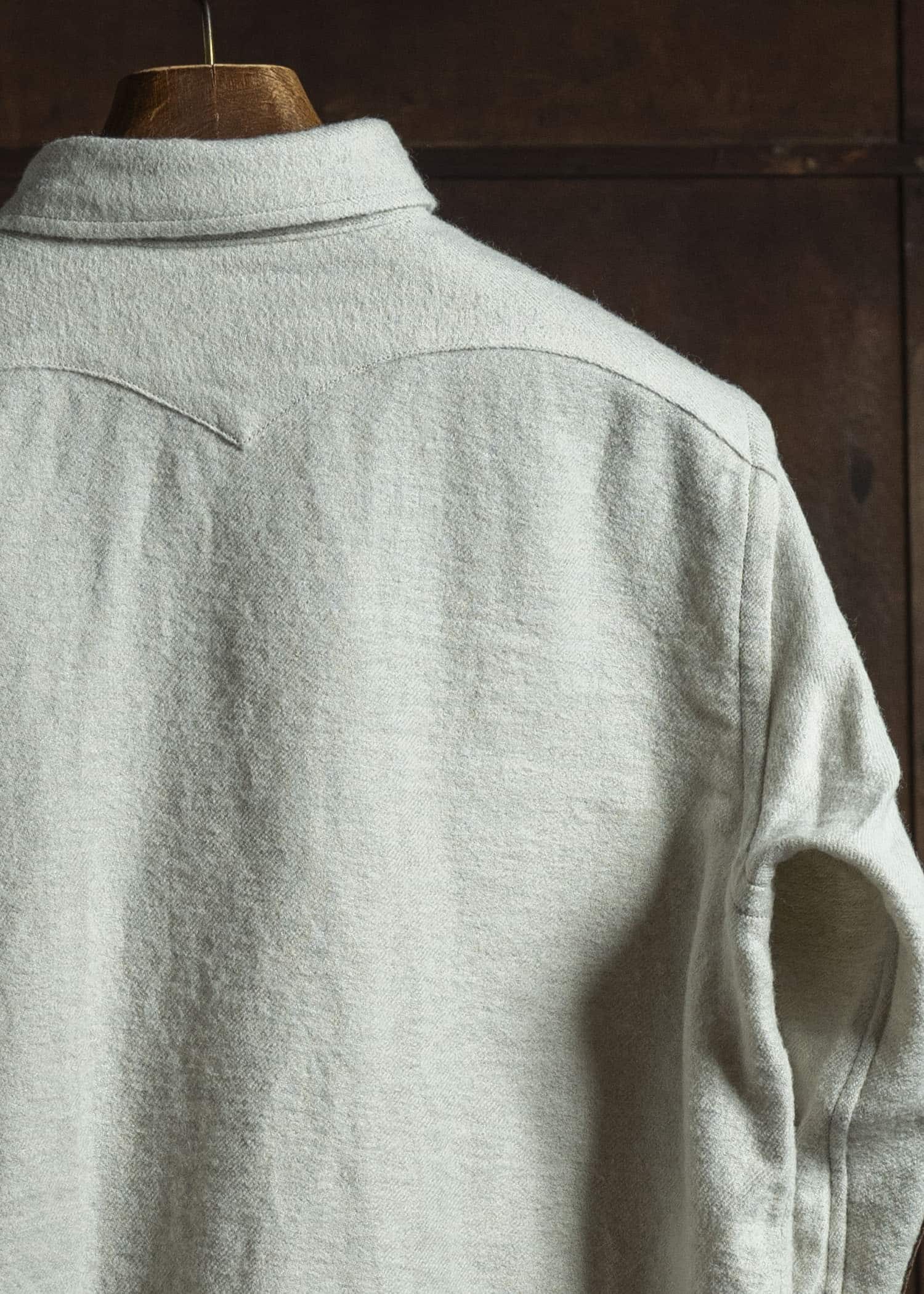 Taiga Takahashi Lot.116 Long-Point Collar Sports Shirts IVORY