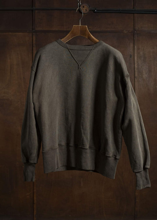 Taiga Takahashi Lot.603 Sweat Shirt MUD DYED BROWN