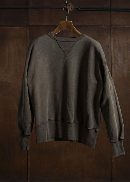 Taiga Takahashi Lot.603 Sweat Shirt MUD DYED BROWN