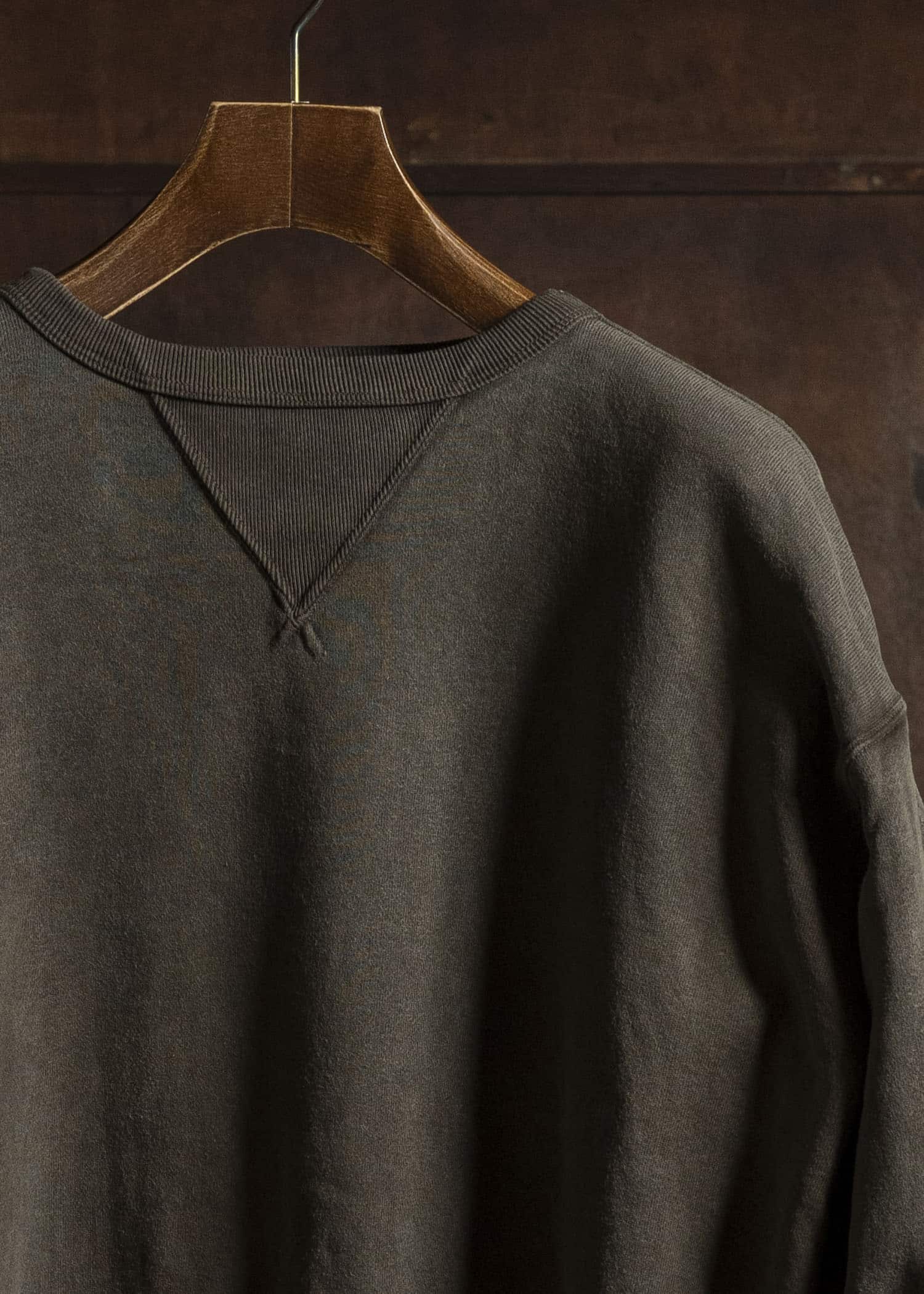 Taiga Takahashi Lot.603 Sweat Shirt MUD DYED BROWN