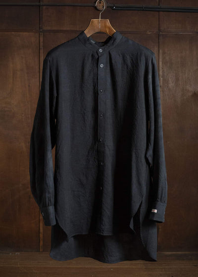 KLASICA 26F-SH38-D85 SH-038 -mu Mixture of Smock and Shirt Gray