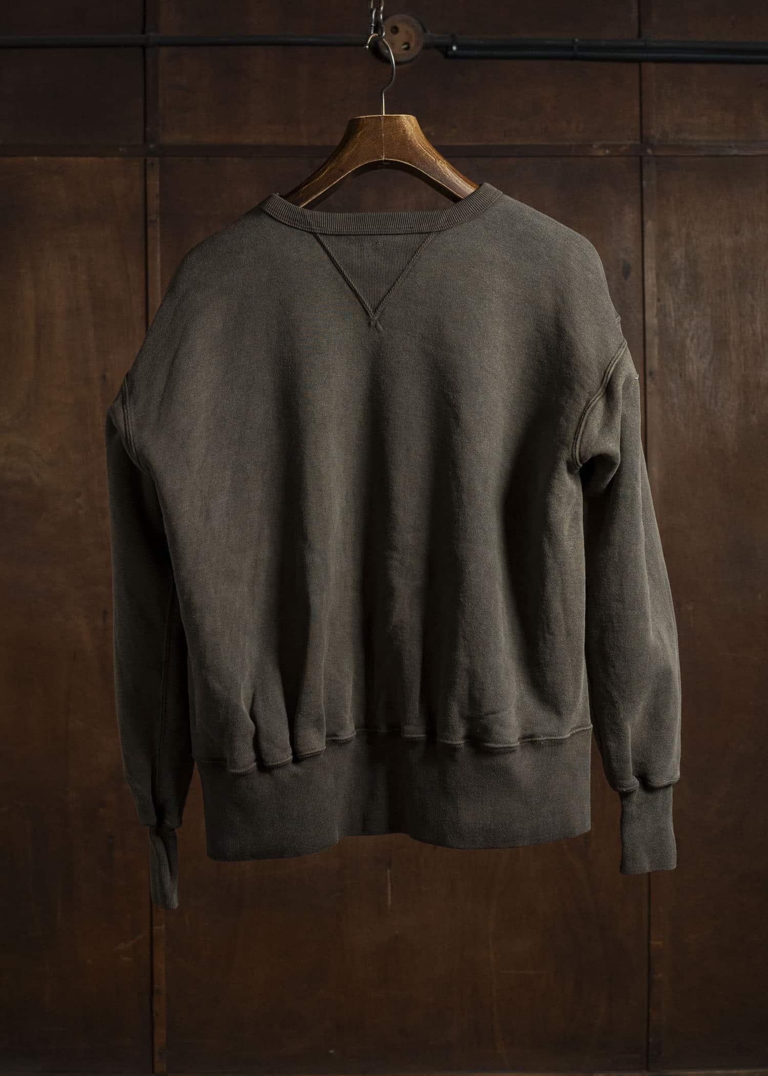 Taiga Takahashi Lot.603 Sweat Shirt MUD DYED BROWN