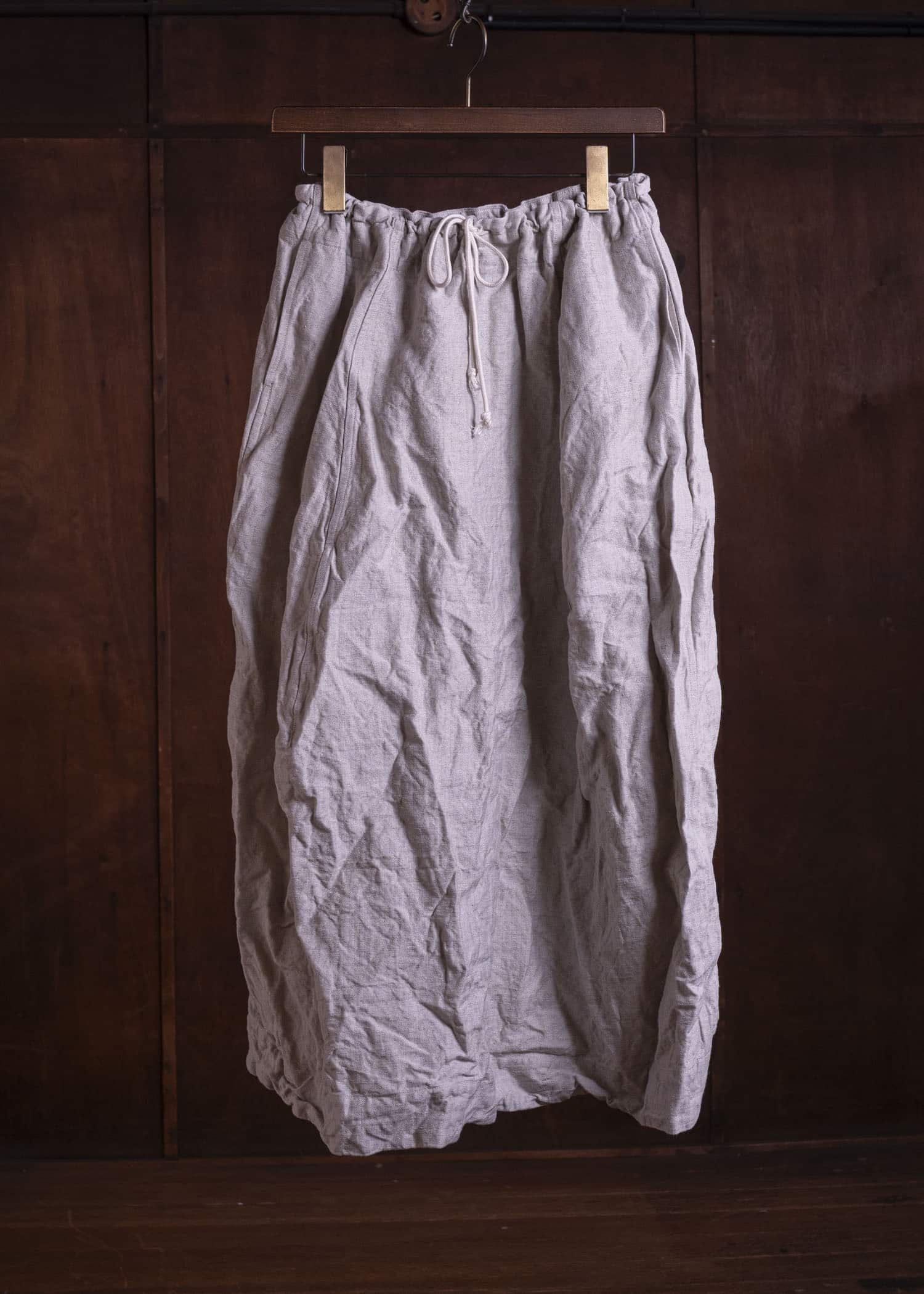 unkruid inmo skirt natural french herringbone