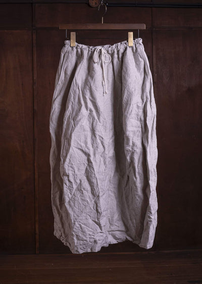 unkruid inmo skirt natural french herringbone