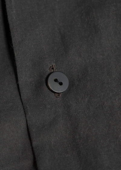 BAND COLLAR WIDE SHIRT 黒鳶KUROTOBI