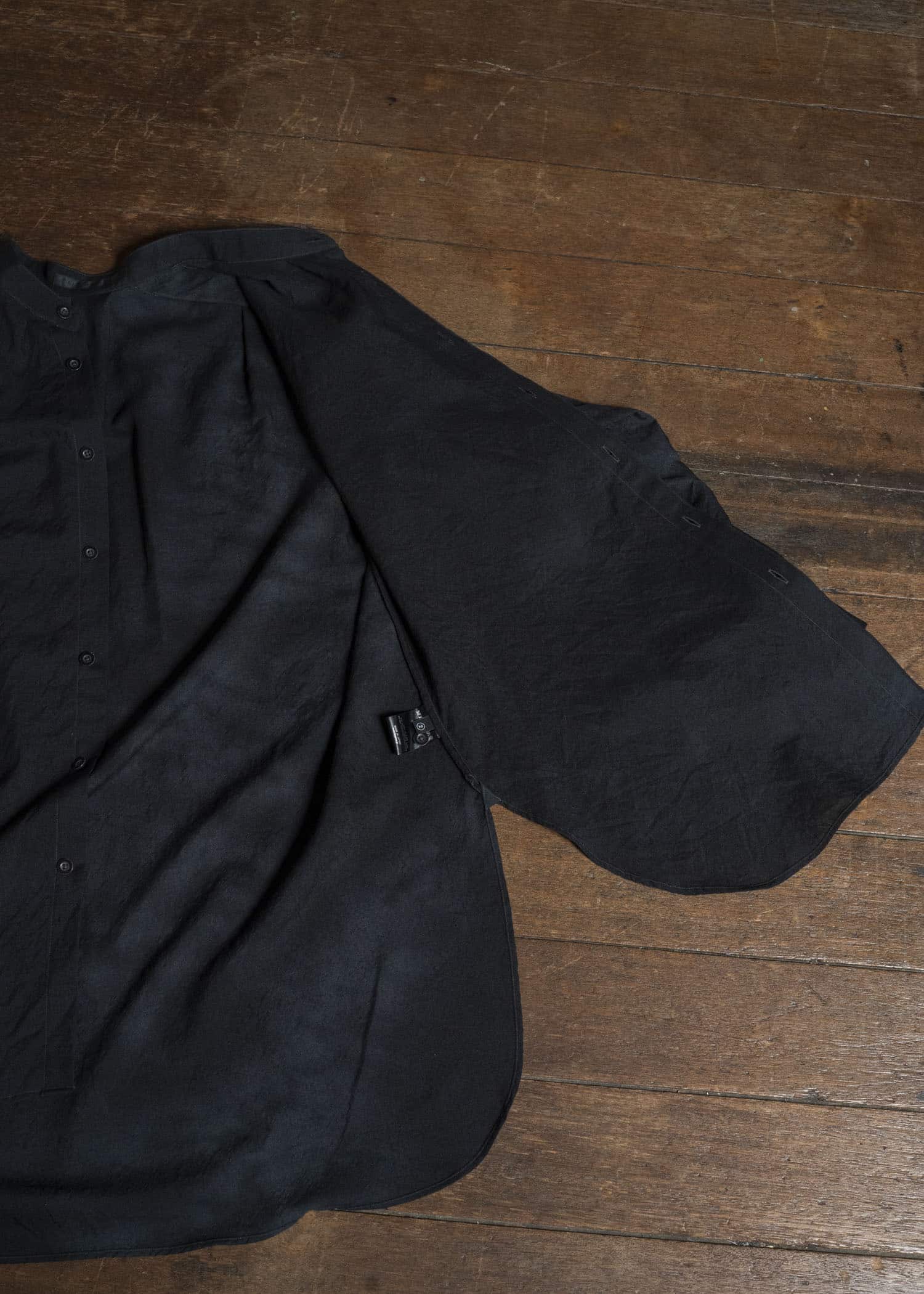 KLASICA 26F-SH38-D85 SH-038 -mu Mixture of Smock and Shirt Gray