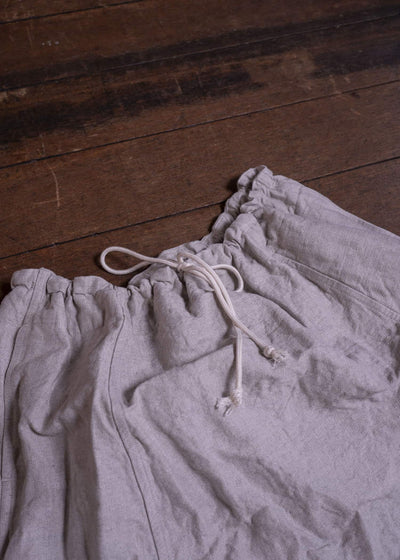unkruid inmo skirt natural french herringbone
