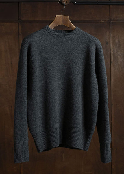 Taiga Takahashi Lot.507 Athletic Crewneck Sweater CHARCOAL