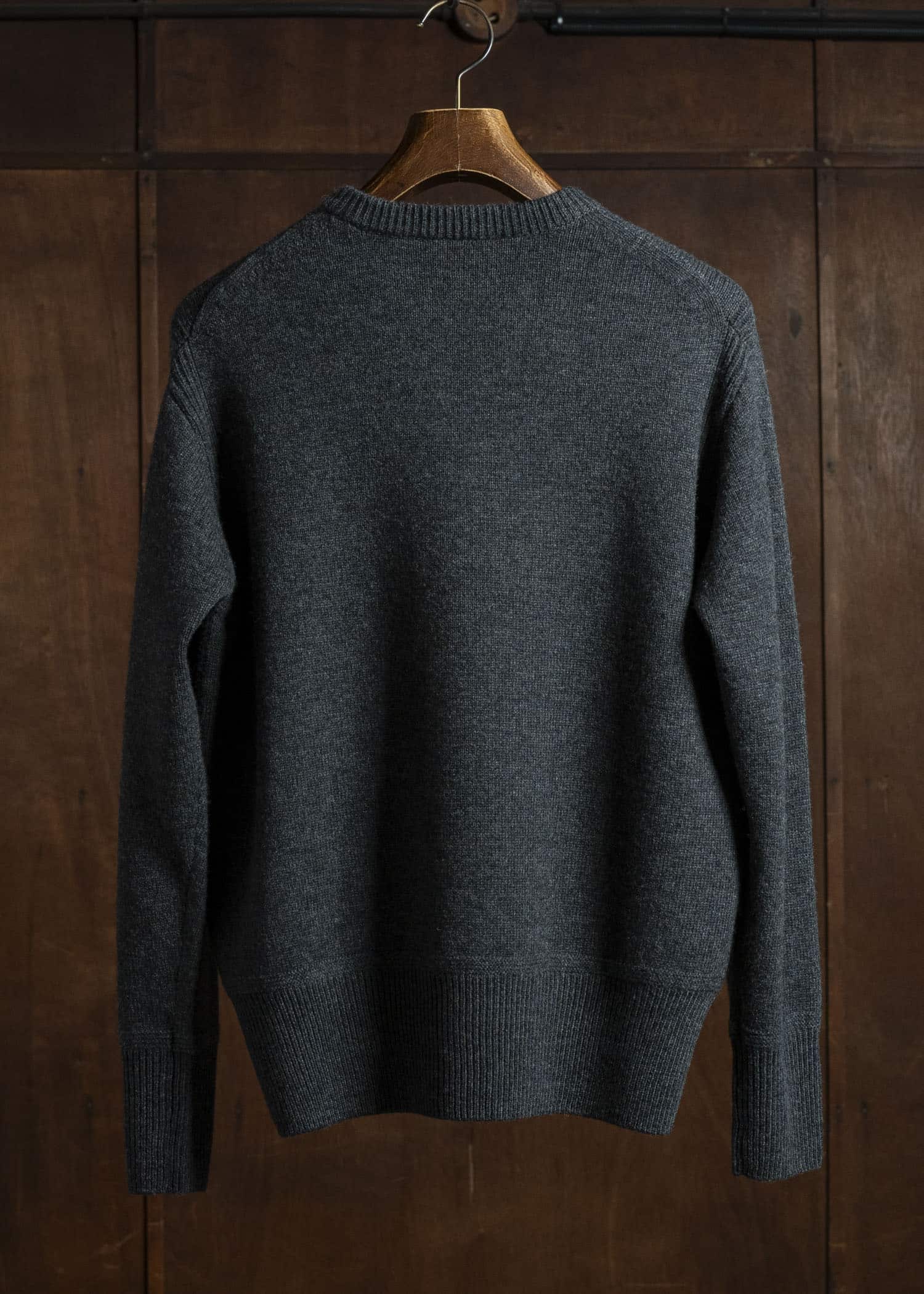 Taiga Takahashi Lot.507 Athletic Crewneck Sweater CHARCOAL