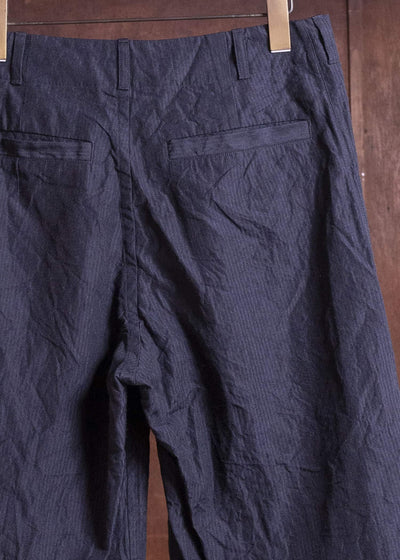 unkruid inmo pants midnight fine herringbone