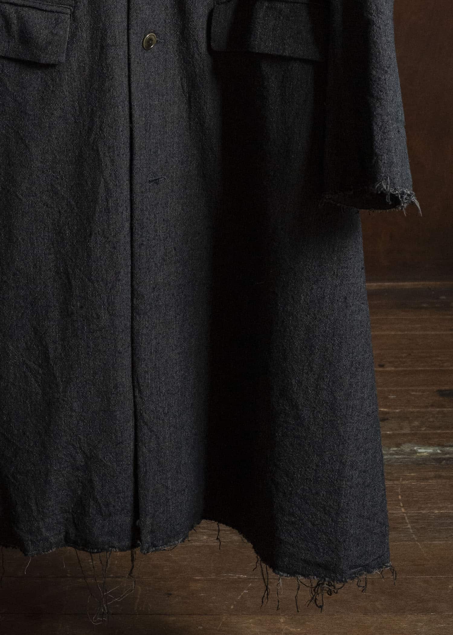KLASICA 26F-SLC-B61 '1983 -sw Cut off Classic Straight Coat Cacao nib