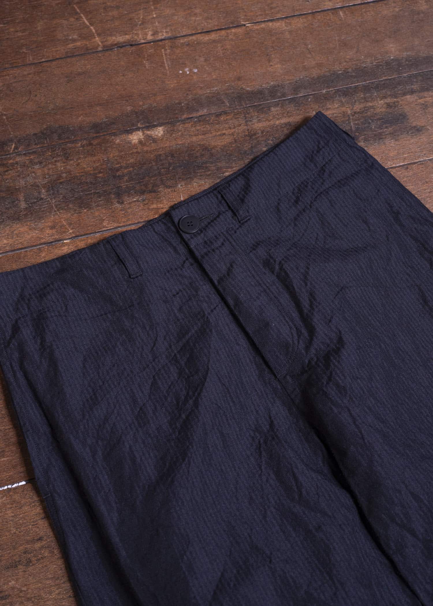 unkruid inmo pants midnight fine herringbone
