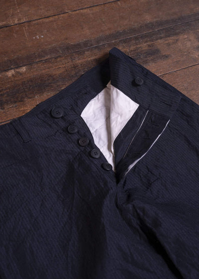 unkruid inmo pants midnight fine herringbone