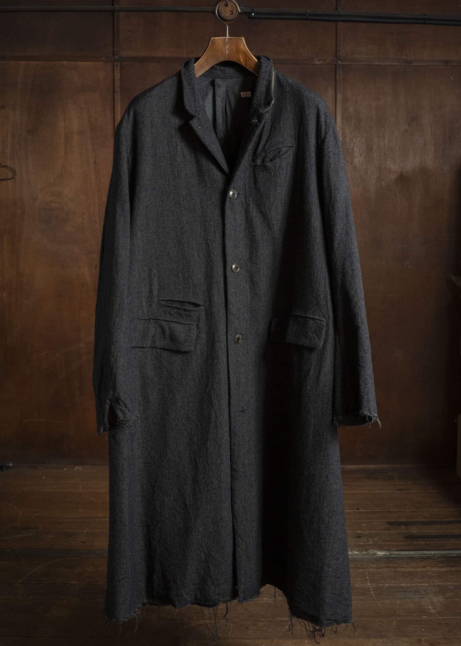 KLASICA 26F-SLC-B61 '1983 -sw Cut off Classic Straight Coat Cacao nib