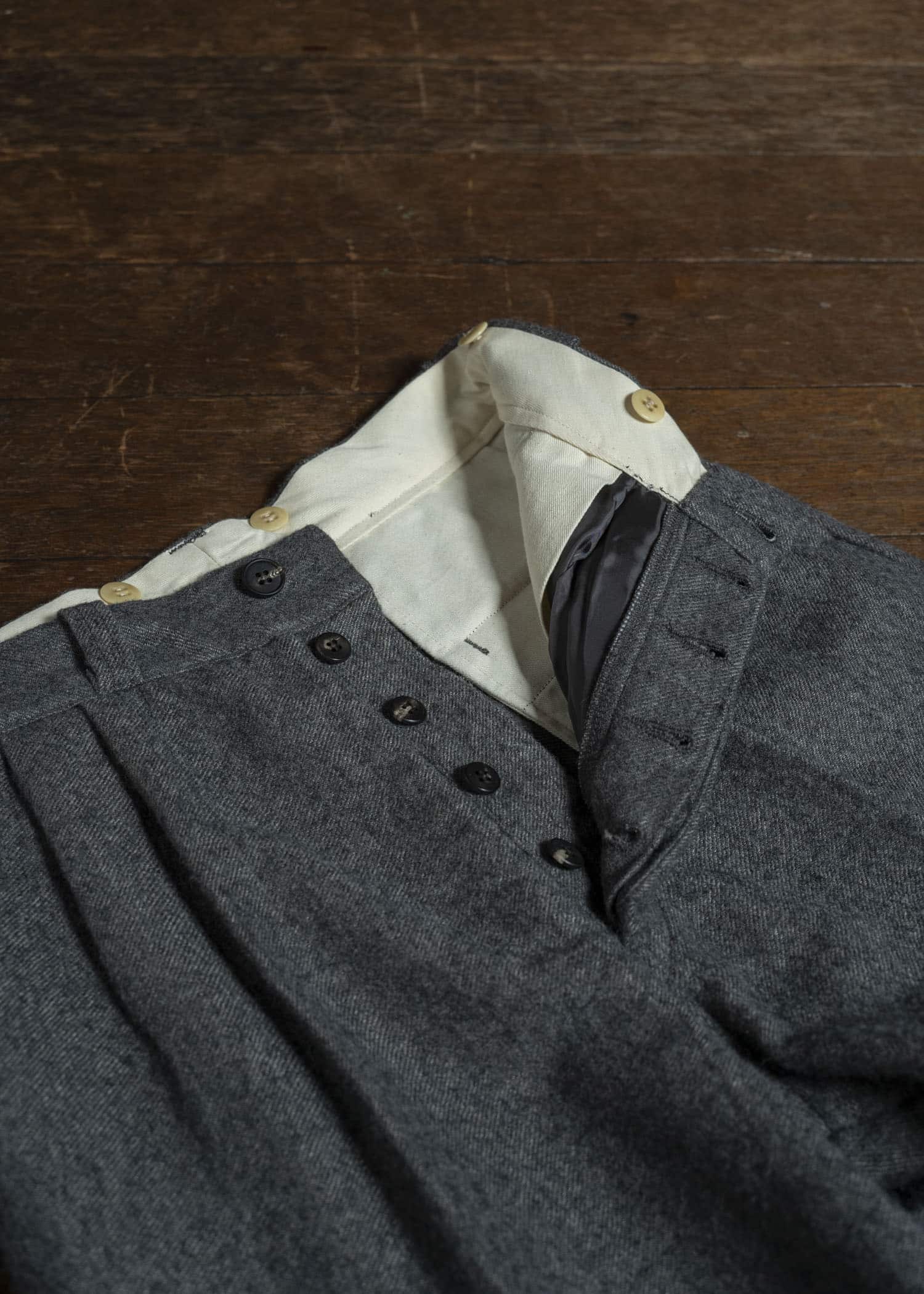 Taiga Takahashi Lot.201 Work Trousers CHARCOAL