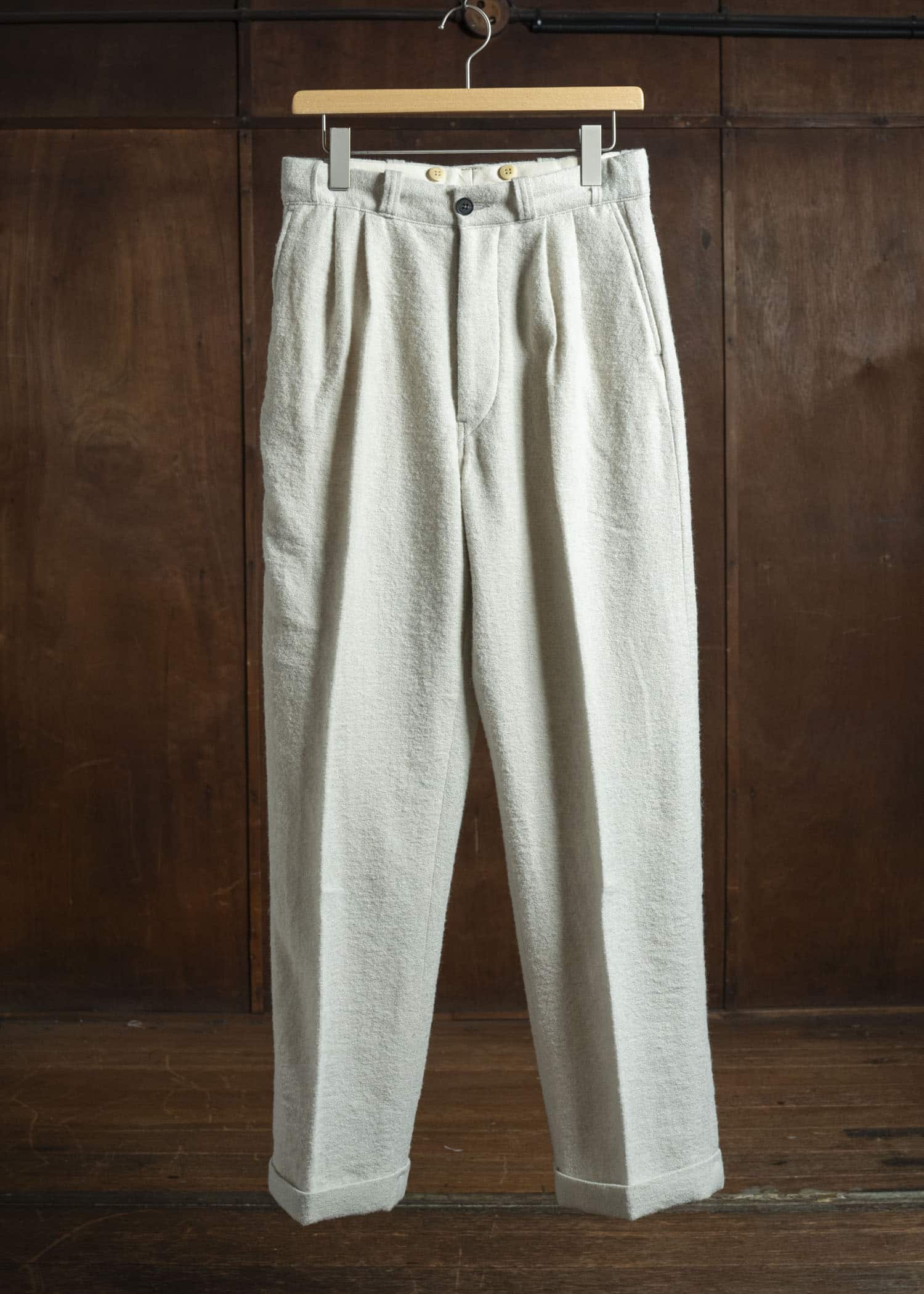 Taiga Takahashi Lot.201 Work Trousers IVORY