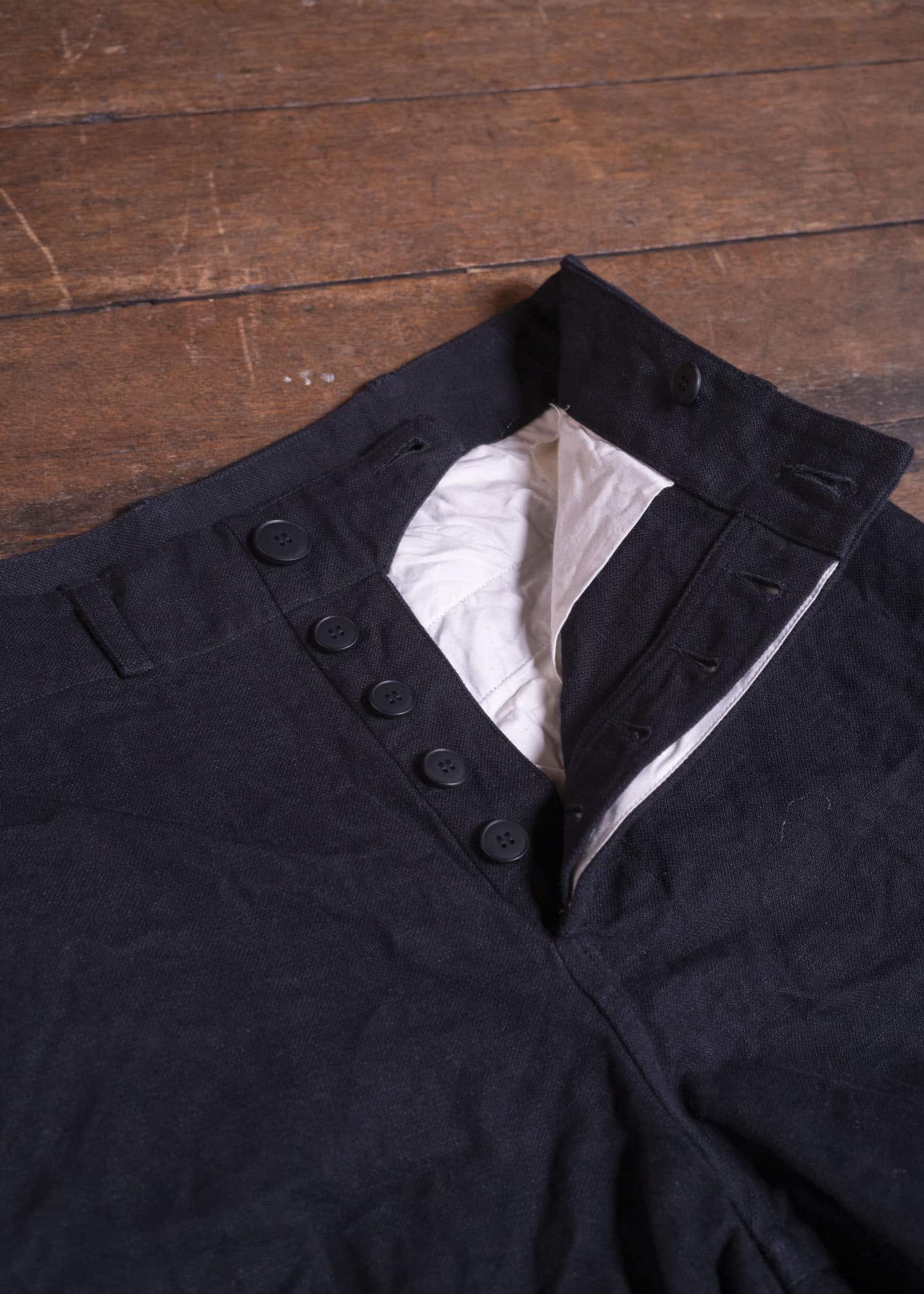 unkruid inmo pants black satin turc