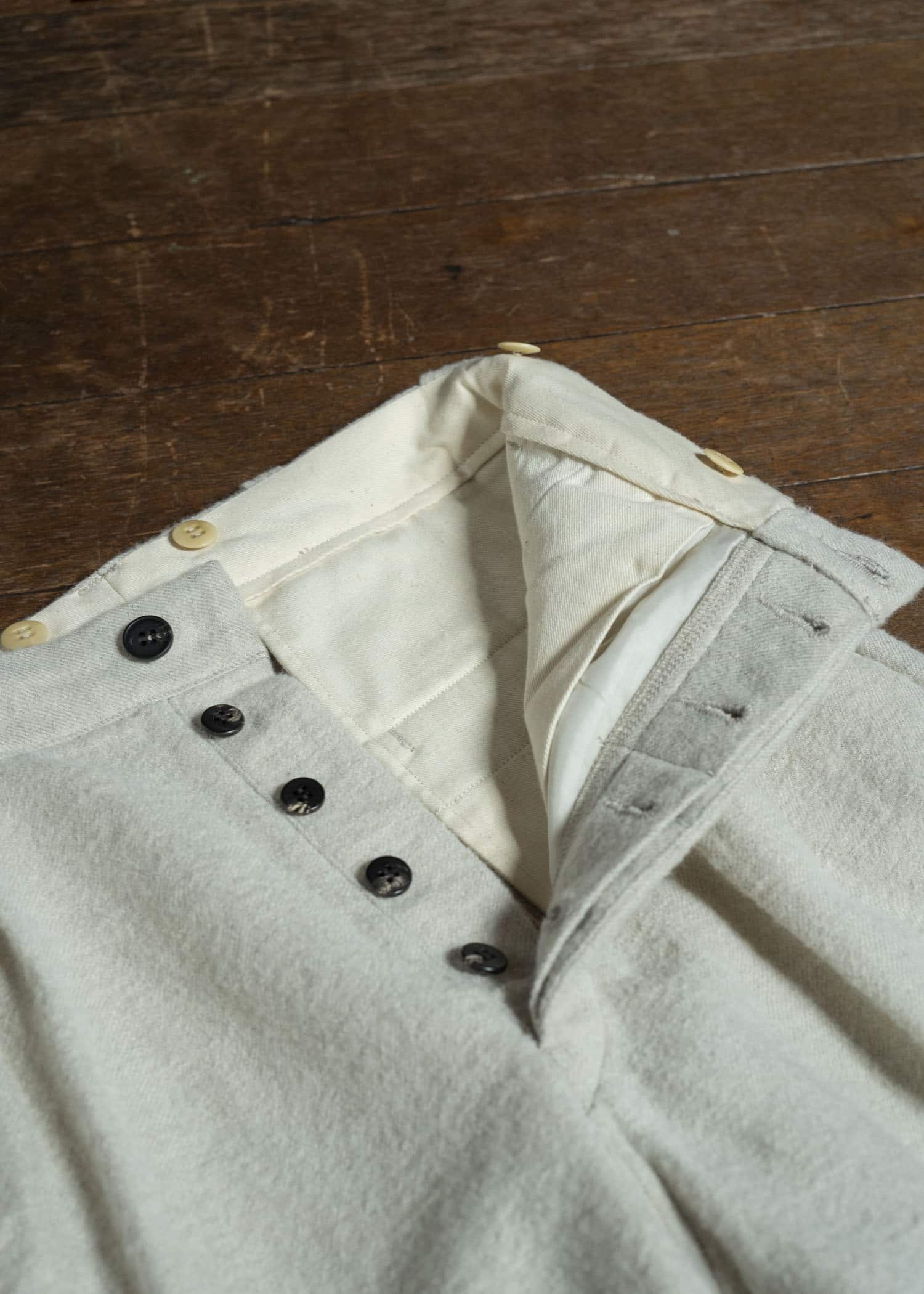 Taiga Takahashi Lot.201 Work Trousers IVORY