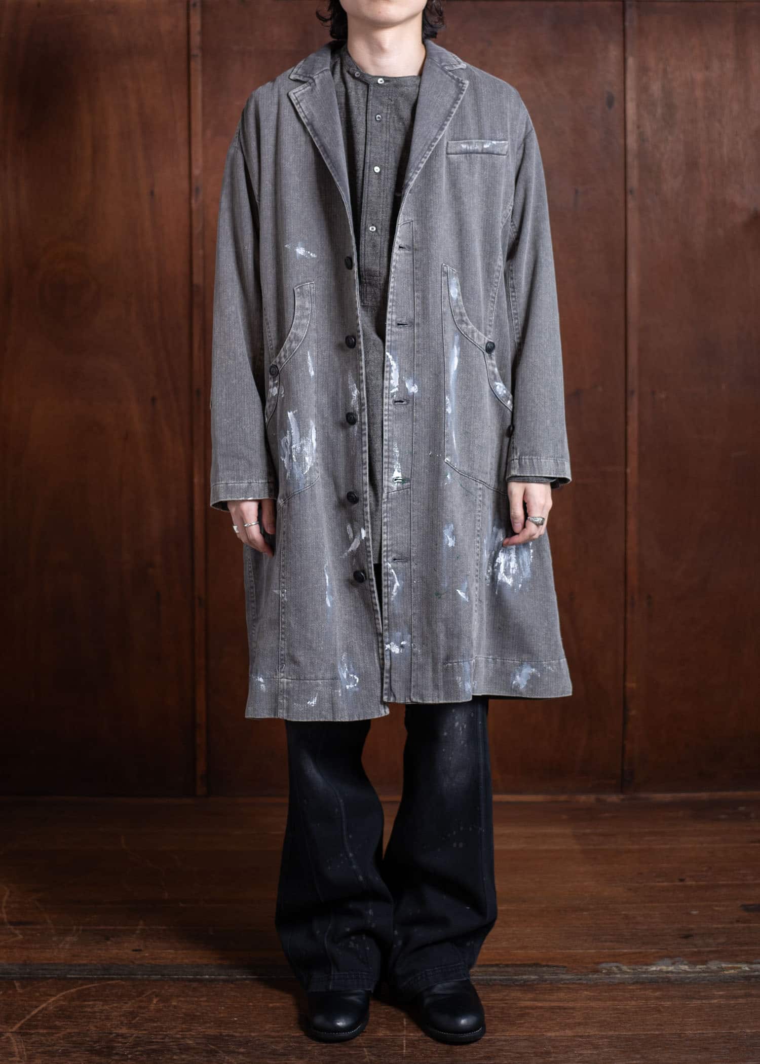 Professor.E Work Coat Grey 24FW-PE-LC-01