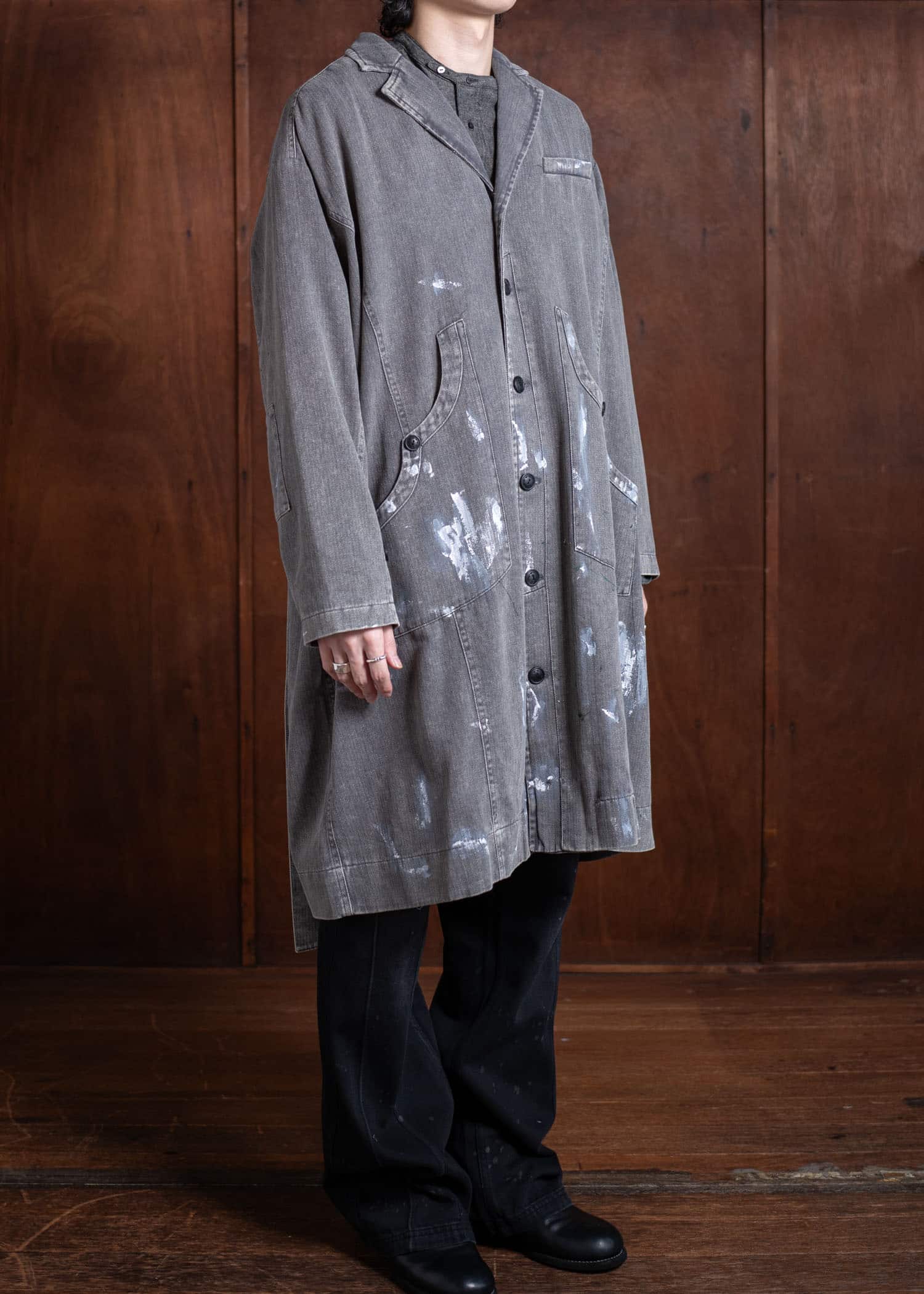 Professor.E Work Coat Grey 24FW-PE-LC-01