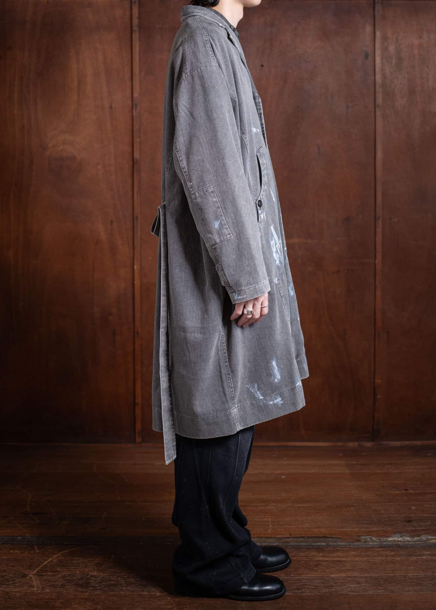 Professor.E Work Coat Grey 24FW-PE-LC-01