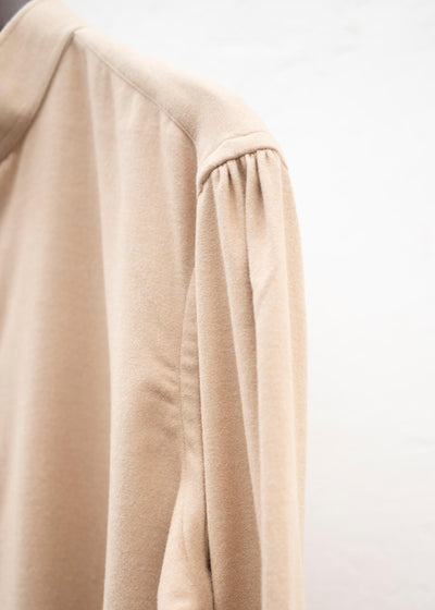 ZIIIN """"""""""""""""KAFKA"""""""""""""""" STAND COLLAR GATHER SHIRT /
