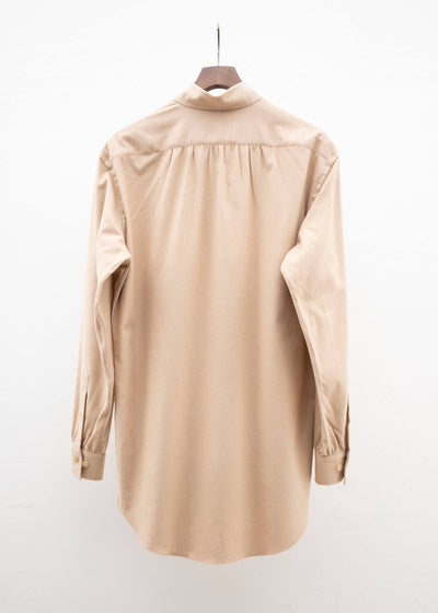 ZIIIN """"""""""""""""KAFKA"""""""""""""""" STAND COLLAR GATHER SHIRT /