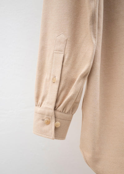 ZIIIN """"""""""""""""KAFKA"""""""""""""""" STAND COLLAR GATHER SHIRT /