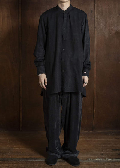 KLASICA 26F-SH38-D85 SH-038 -mu Mixture of Smock and Shirt Gray