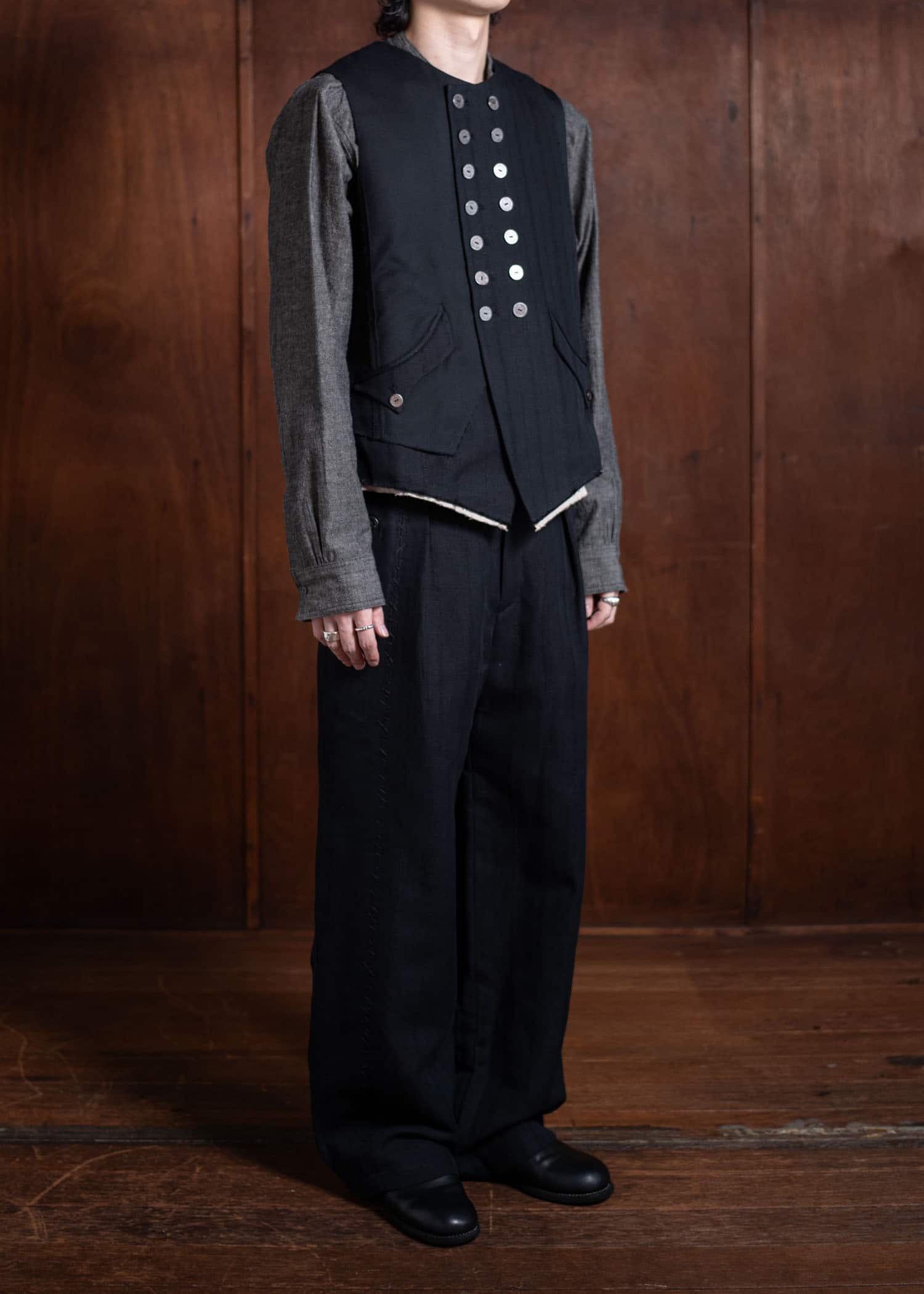 Professor.E Forgotten Materials - E Pants Black 24FW-FM-TRL-01