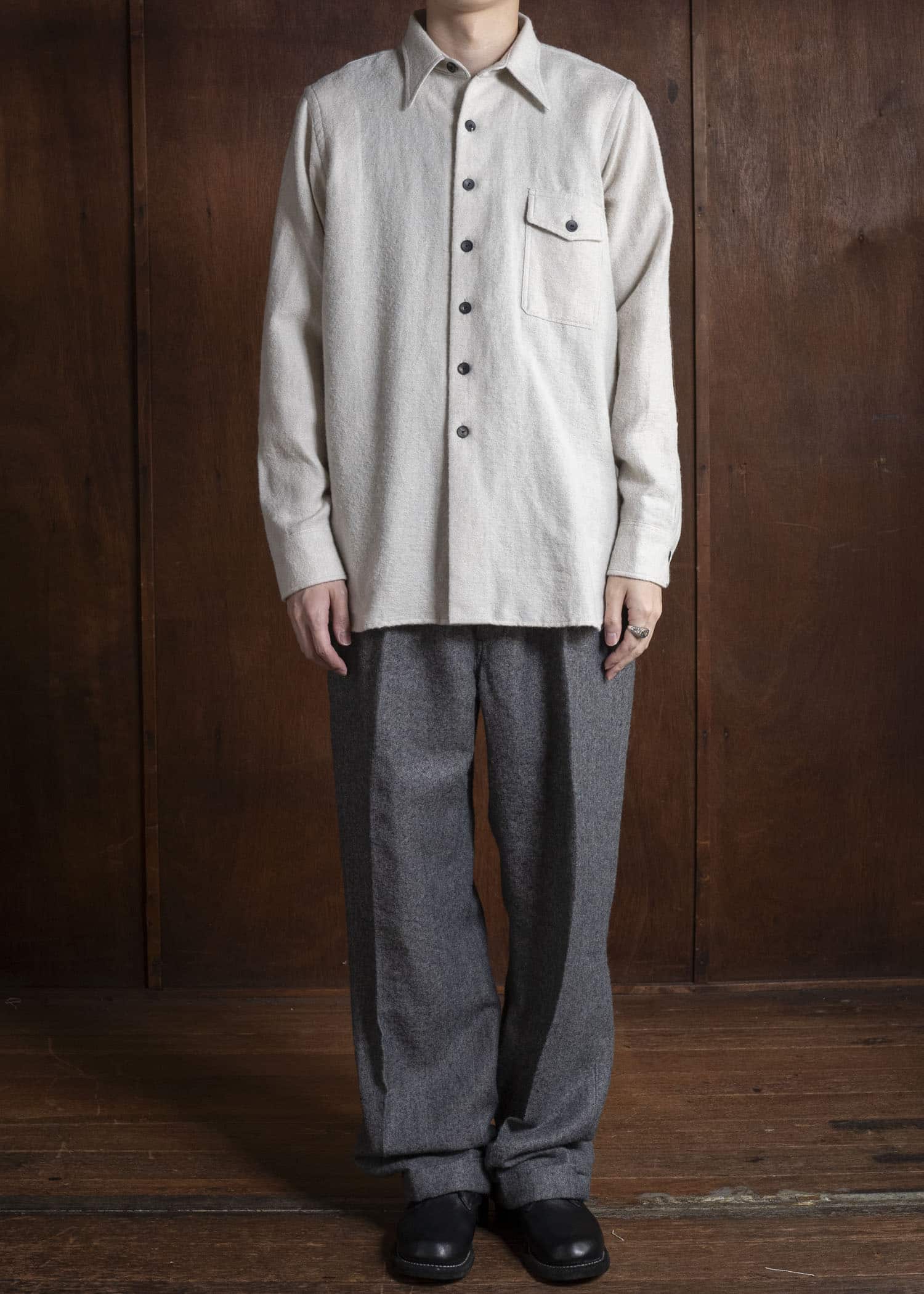 Taiga Takahashi Lot.201 Work Trousers CHARCOAL