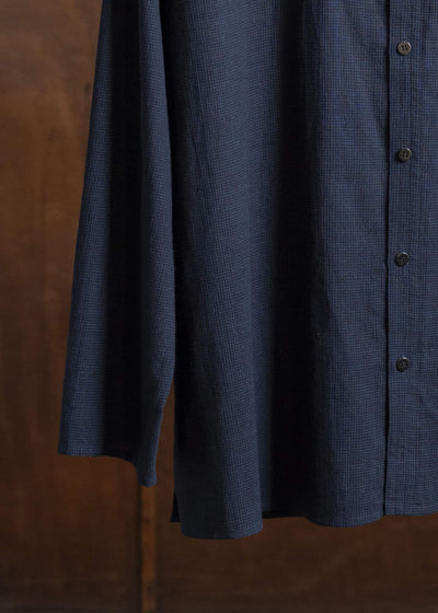 Jurgen Lehl Mugwort Overdyed Shirt Navy J0552FBM882-39