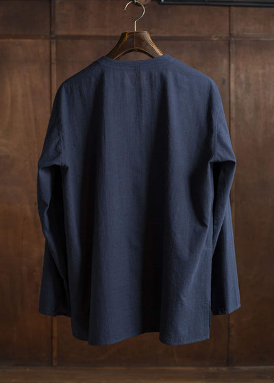 Jurgen Lehl Mugwort Overdyed Shirt Navy J0552FBM882-39