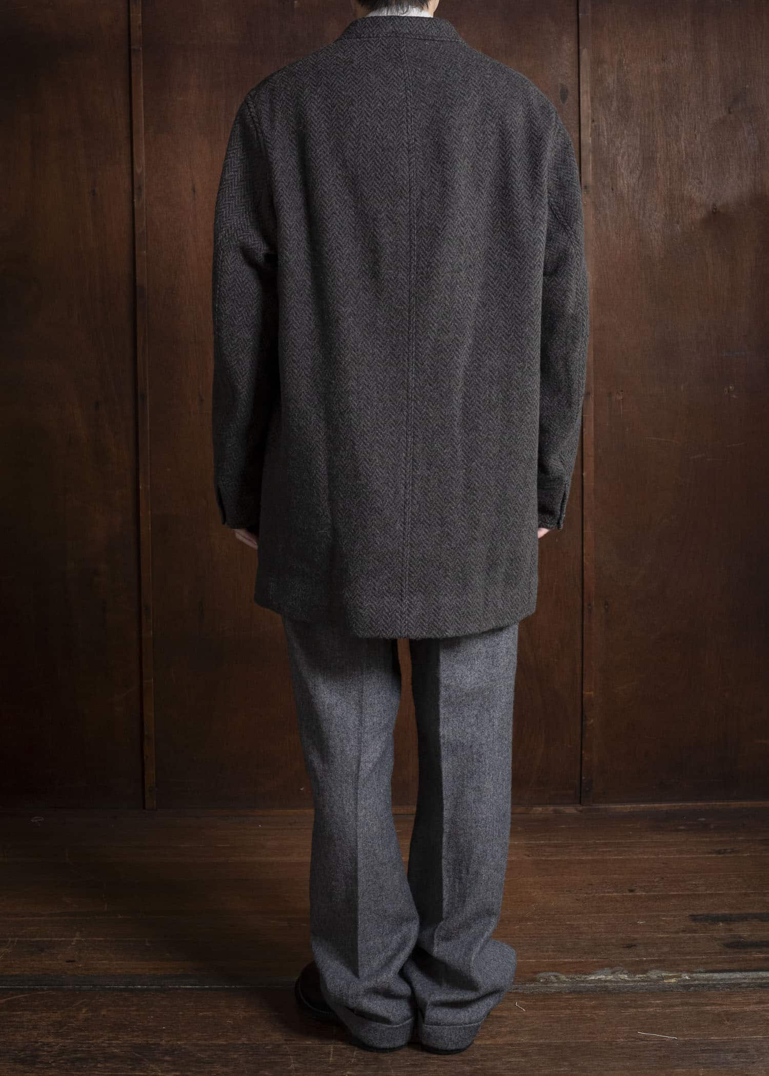Taiga Takahashi Lot.405 Atelier Coat SUMI DYED BLACK