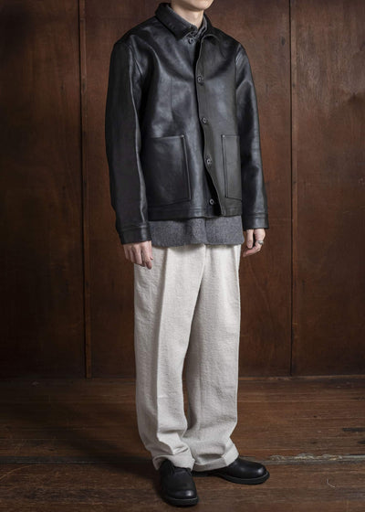 Taiga Takahashi Lot.804 Leather Jacket C.1930’s BLACK