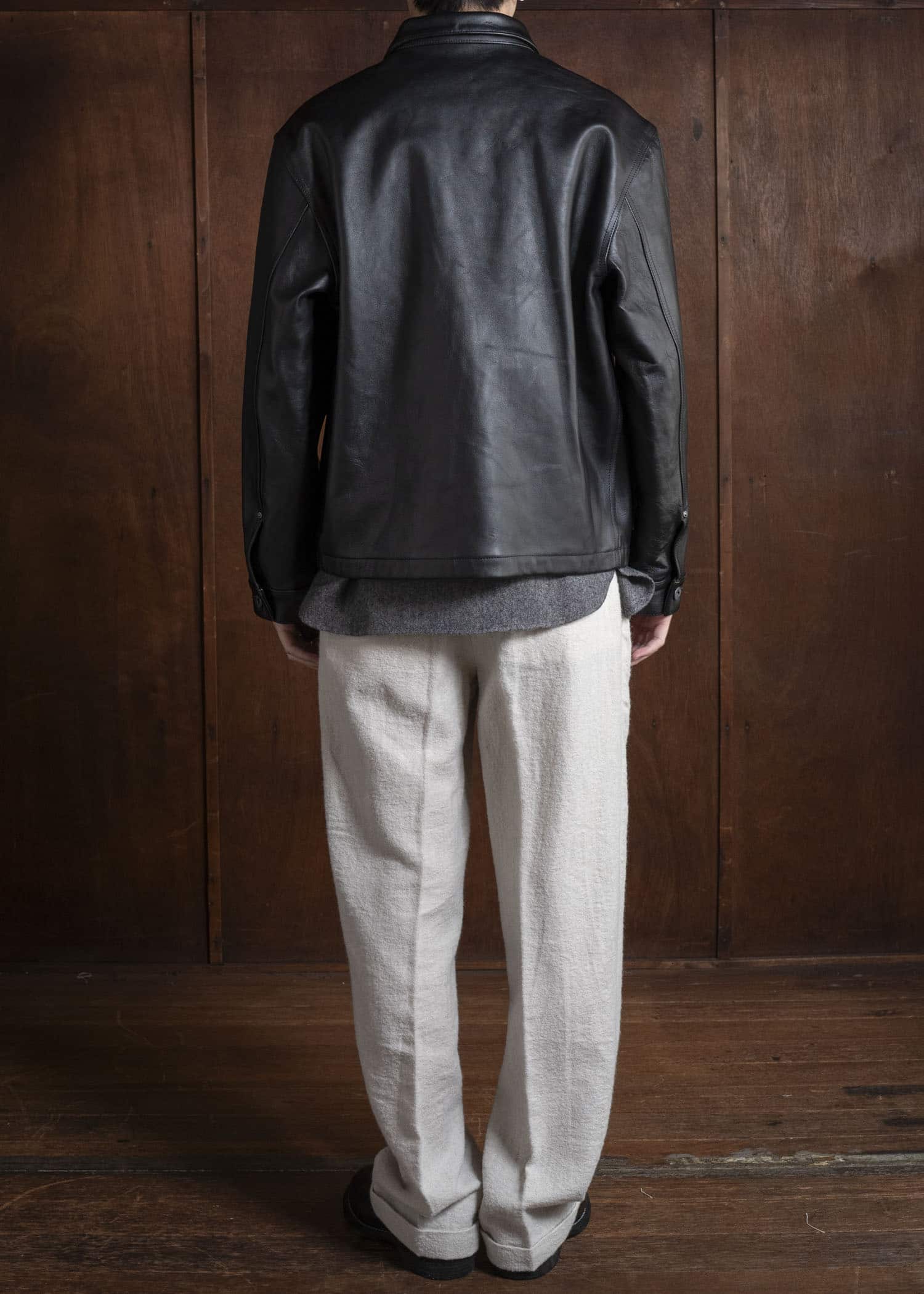 Taiga Takahashi Lot.804 Leather Jacket C.1930’s BLACK