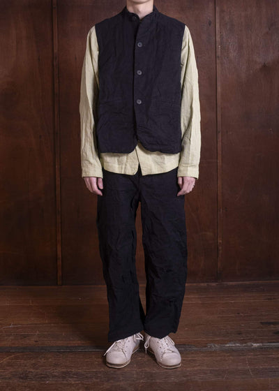 unkruid inmo pants black satin turc