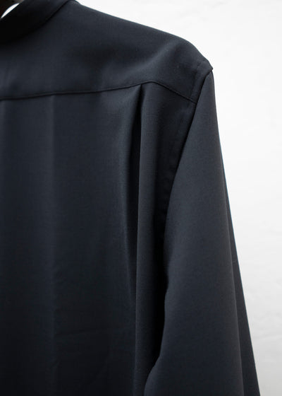 ZIIIN KOHBOU HENRY NECK SHIRT / BLACK