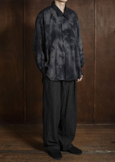 KLASICA 26F-SH53-E86 SH-053 -mu Plain Big Shirts Gray
